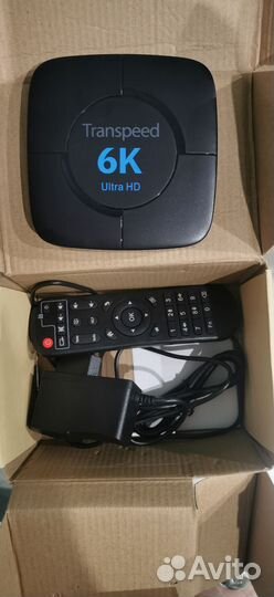 Smart tv приставка transpeed 6k, 4/64 gb