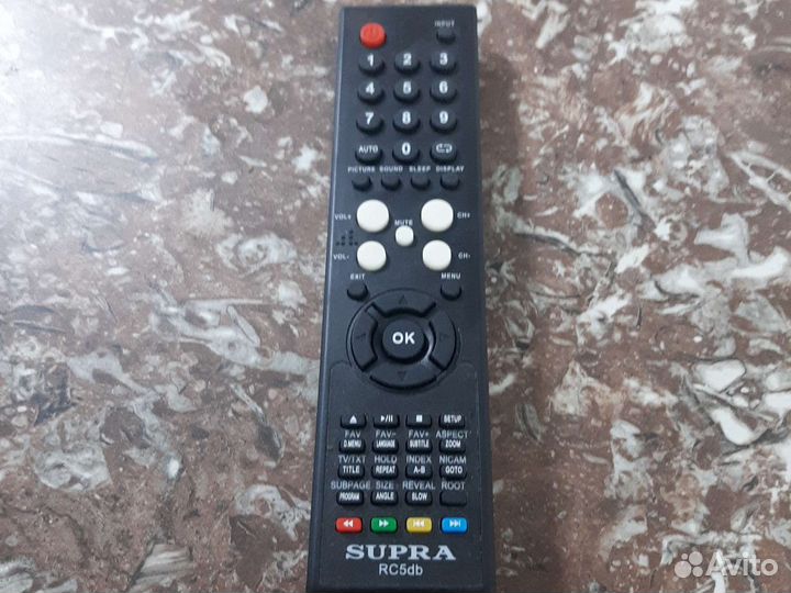 Rc5db оригинальный пульт supra бу