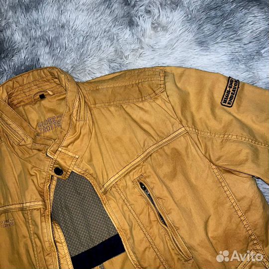 Винтажная куртка Globe-trotter в мото стиле