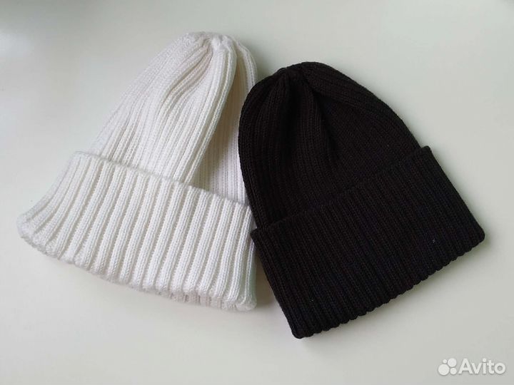 Шапка вязанная шерстяная