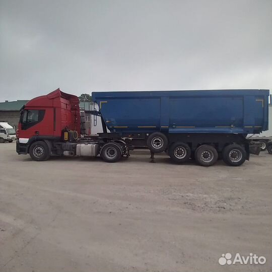 Грузоперевозки самосвальный полуприцеп