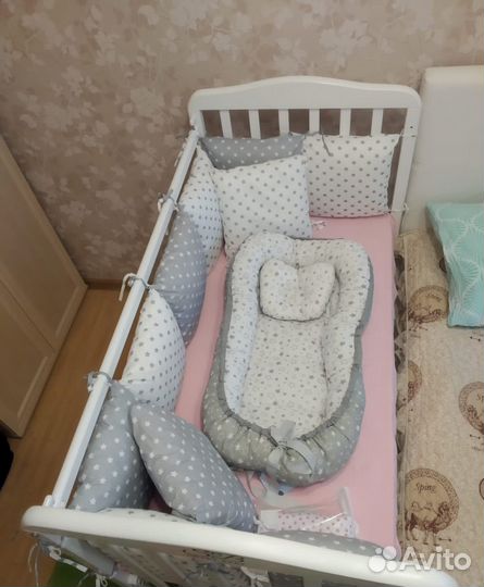 Бортики в детскую кроватку бу