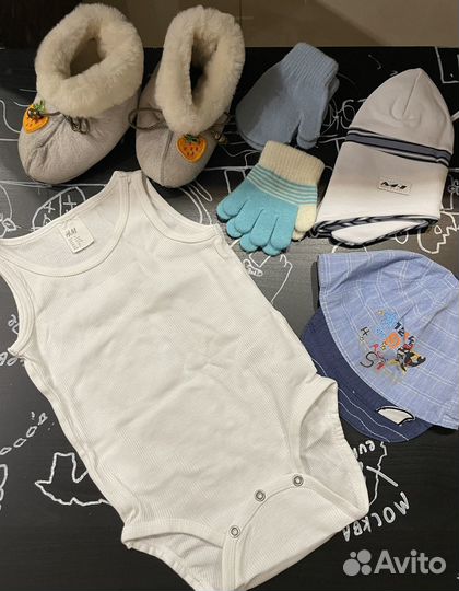 Одежда пакетом для мальчика 6-12 месяцев