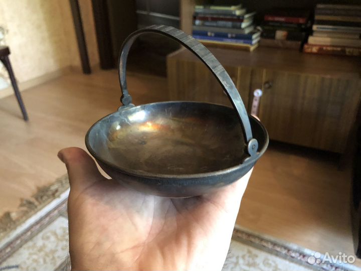 Сахарница мельхиоровая СССР