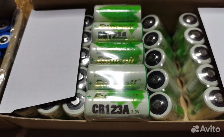 Батарейки и аккумуляторы CR123A,16340,14250