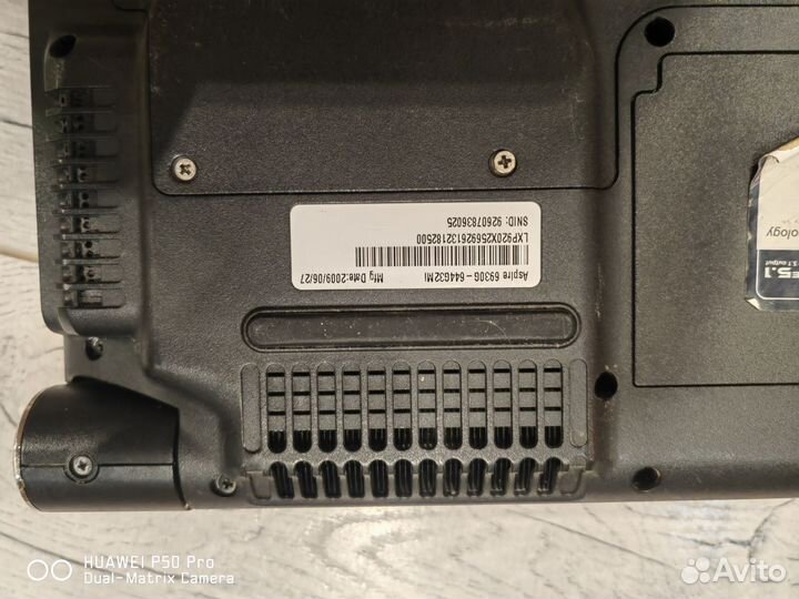 Ноутбук acer aspire 6930g