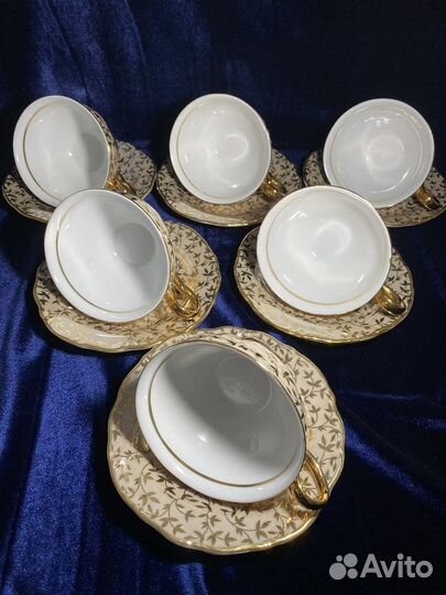 Чайные пары.Сервиз Epiag 1804 Богемия Чехия