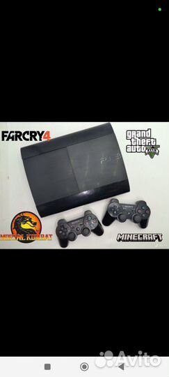 Игровая приставка ps3 super slim