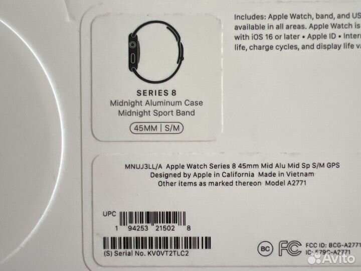 Часы apple watch 8 45 mm