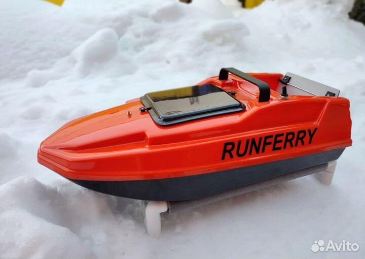 Прикормочный карповый кораблик Runferry Solo Mini