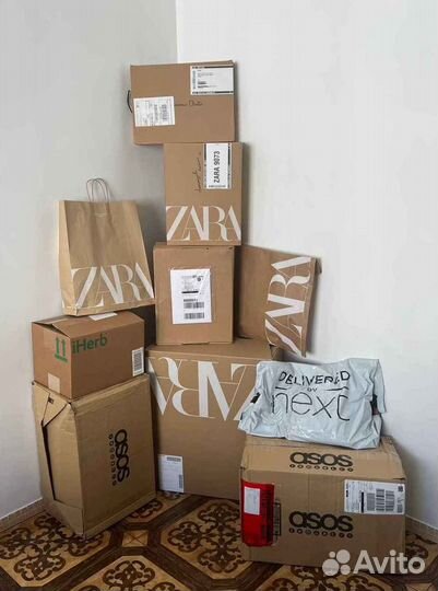 Доставка Zara, Next, Farfetch