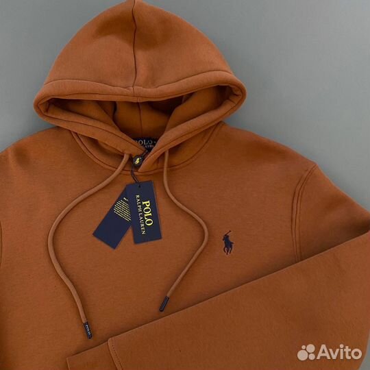 Толстовка polo ralph lauren коричневая