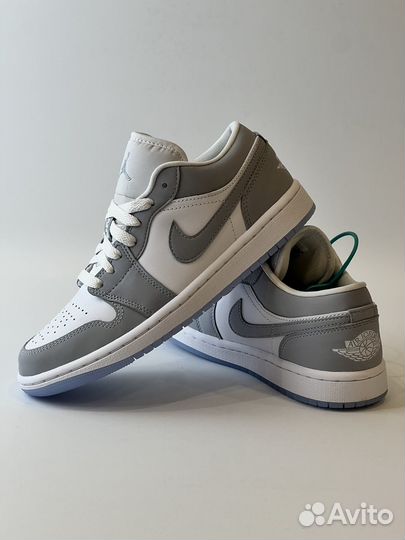 Nike Air Jordan 1 Low Wolf Grey Оригинал