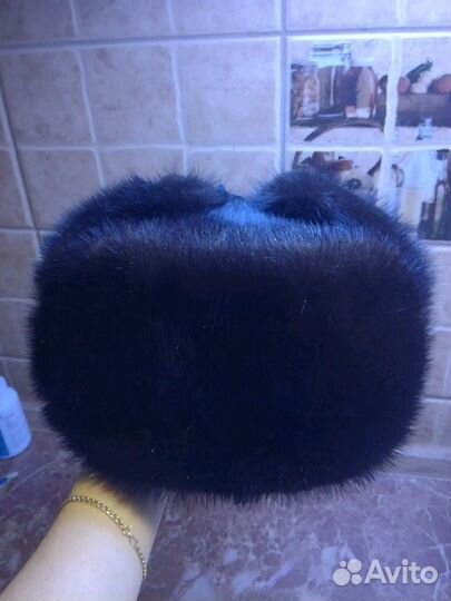 Шапка - ушанка норковая