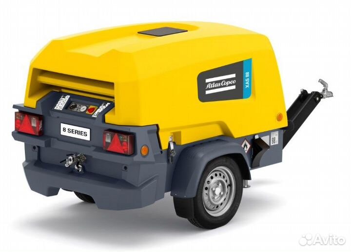 Дизельный компрессор Atlas Copco XAS 88 KD