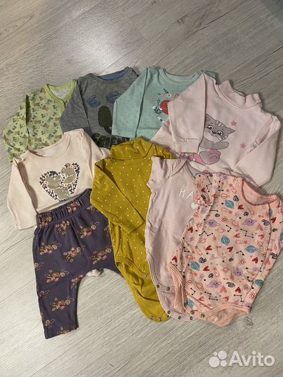 Одежда на девочку пакетом 68-74