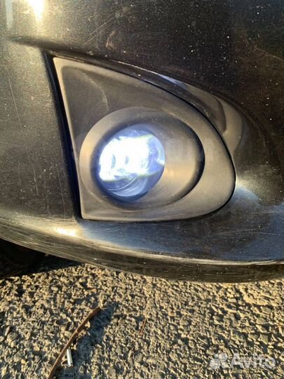 Туманки Toyota LED линза 2 режима Белый+Жёлтый