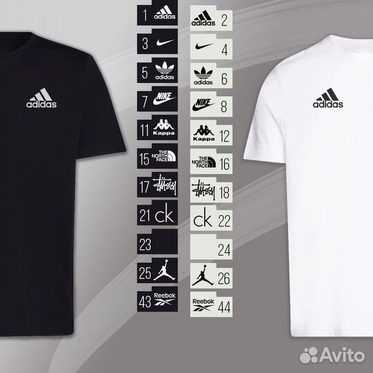 Футболки хлопок adidas originals черн