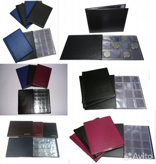 Альбомы для монет разные