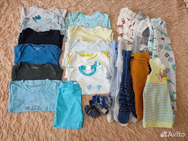 Вещи пакетом на мальчика 68-74