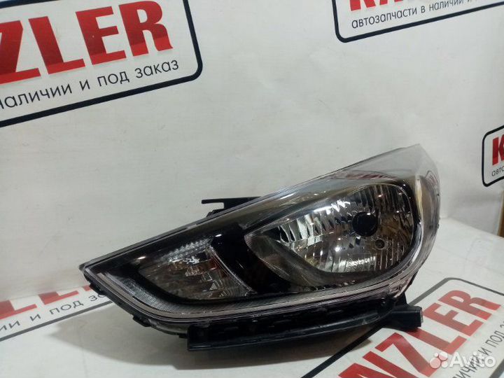 Блок Фара передний левый Hyundai Solaris 2