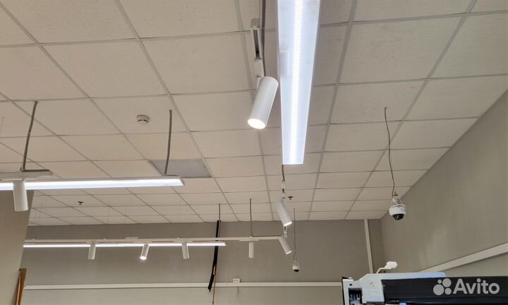 Освещение для магазина - светильники бу