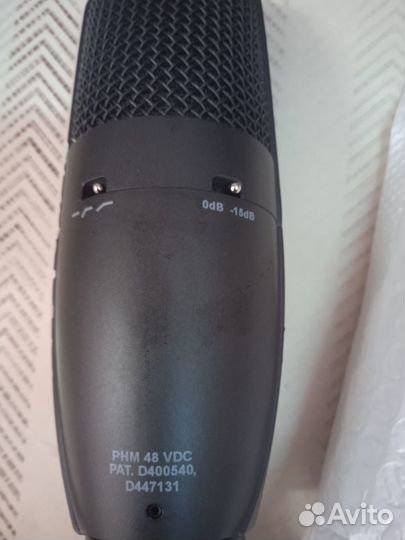 Студийный микрофон shure SM27