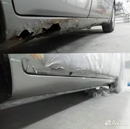 Пороги кузовные Kia Carnival 3 Карнивал 1