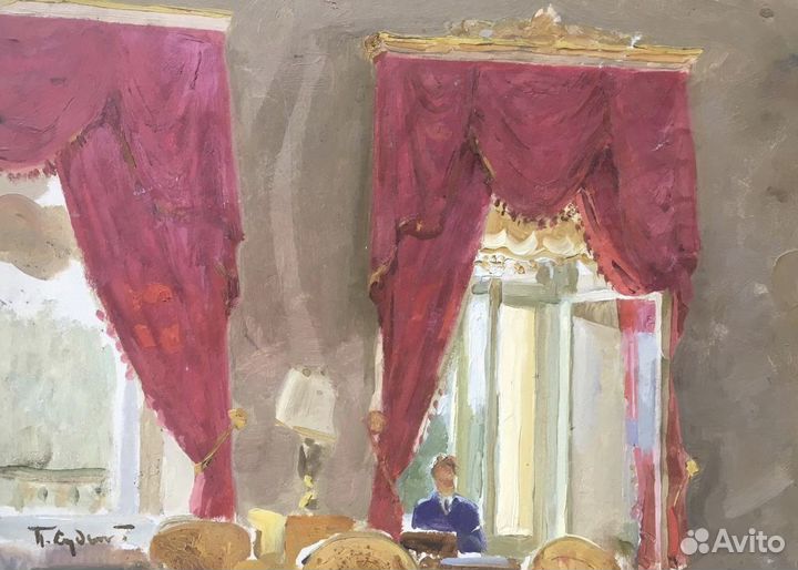 Картина Заседание академиков наук СССР Судаков П.Ф