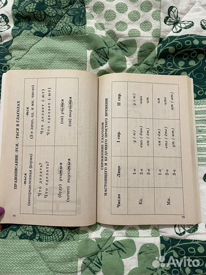 Русский язык в таблицах