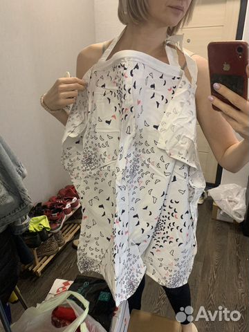 Накидка для кормления хлопок