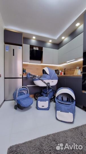 Коляска adamex massimo 3 в 1 (Польша) 2022