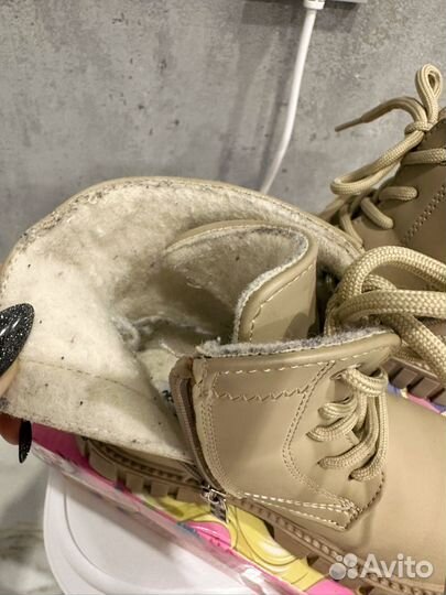 Ботинки демисезонные для девочки 29 размер