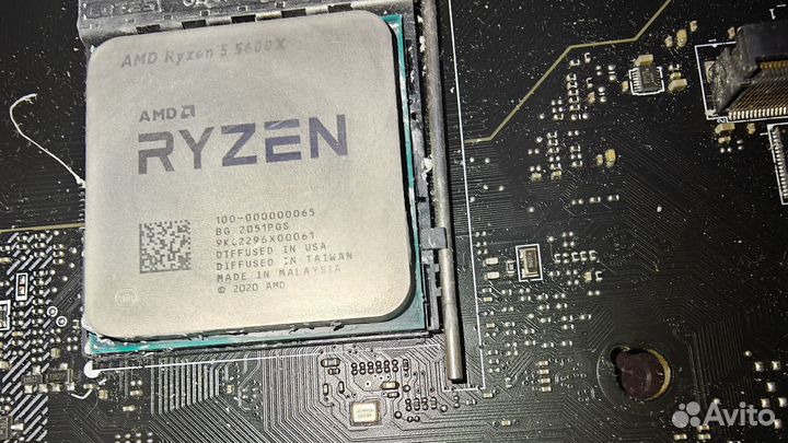 Комплект Ryzen 5600x+msi b450m mortar max+озу 32гб