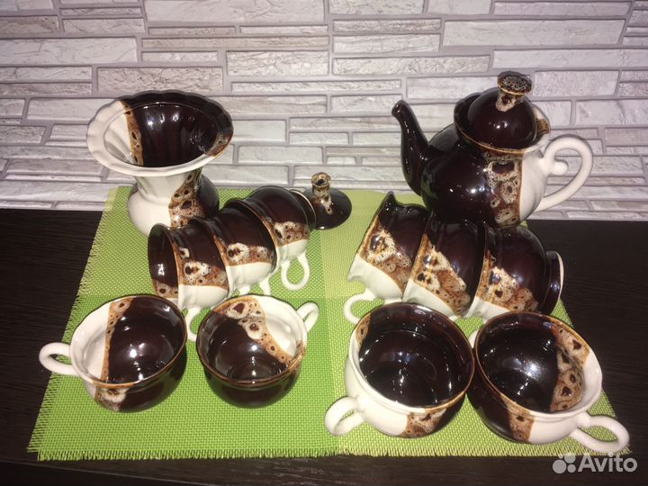 Чайно-кофейный сервиз на 5 персон 