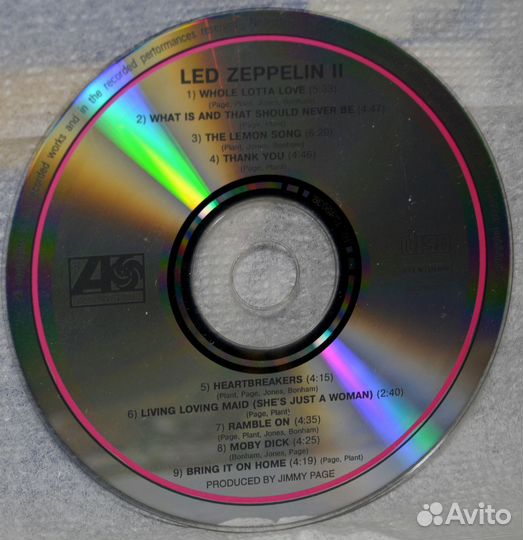 Лицензионный CD Led Zeppelin - Led Zeppelin II