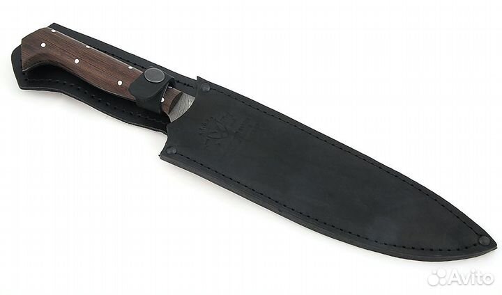 Нож Шеф №1 сталь дамаск, рукоять венге