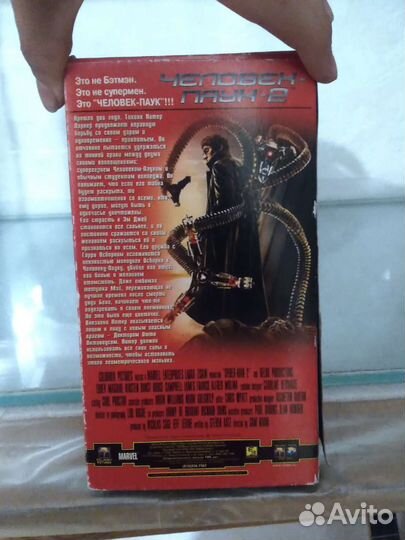 VHS кассета Человек паук