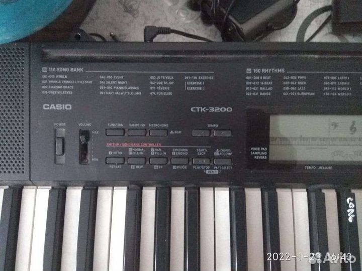 Синтезатор casio ctk 3200