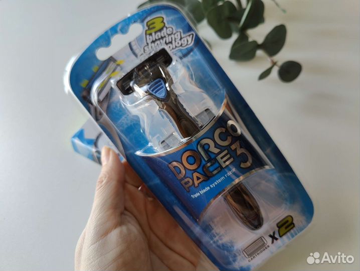 Станок +6 сменных кассет Dorco Pace