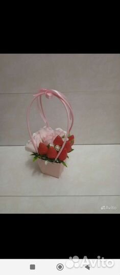 Букет из мыльных роз