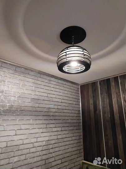 Люстра светильник из фанеры