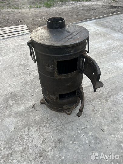 Печь буржуйка чугунная СССР