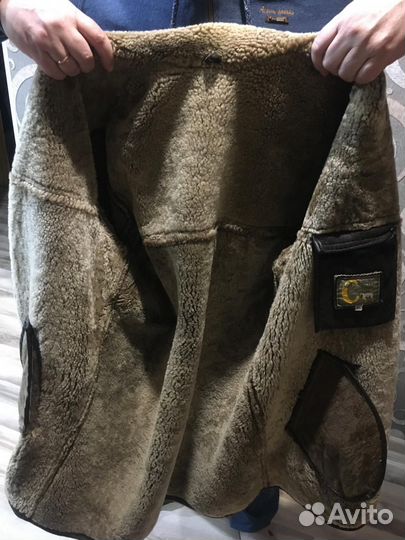 Дубленка натуральная мужская 52 54