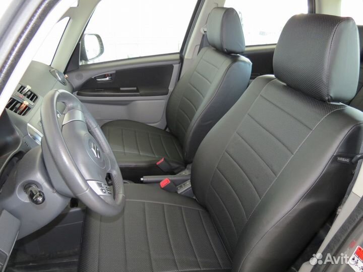 Чехлы экокожа на Suzuki SX4 hb с 2006 г. в