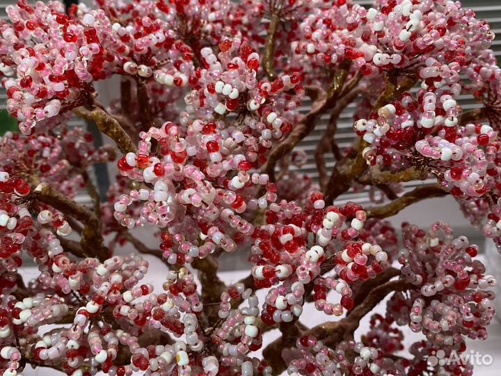 Дерево Сакура из бисера для интерьера