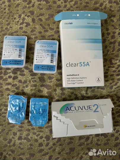 Линзы контактные acuvue2