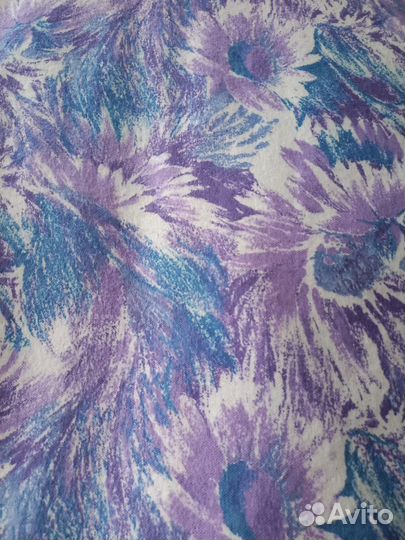 Отрез ткани 5 метров, фланель, СССР