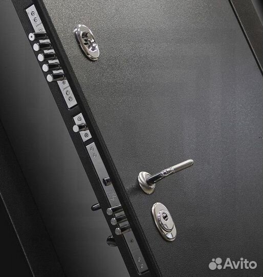 Дверь входная Серая шумо-изоляционная