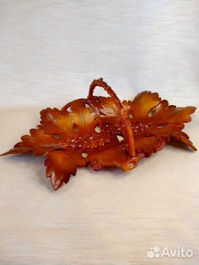 Сухарница с ручкой Виноградная лоза